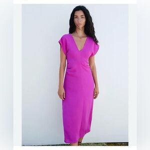 Zara Flowing Midi Dress